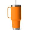 imageYETI Rambler Tumbler with Handle and Straw Lid Vacuum Insulated Travel Mug Stainless SteelKing Crab