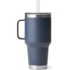 imageYETI Rambler Tumbler with Handle and Straw Lid Vacuum Insulated Travel Mug Stainless SteelNavy
