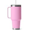 imageYETI Rambler Tumbler with Handle and Straw Lid Vacuum Insulated Travel Mug Stainless SteelPower Pink
