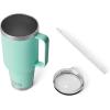 imageYETI Rambler Tumbler with Handle and Straw Lid Vacuum Insulated Travel Mug Stainless SteelSeafoam
