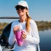 imageYETI Rambler Tumbler with Handle and Straw Lid Vacuum Insulated Travel Mug Stainless SteelWildflower Fuchsia