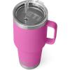 imageYETI Rambler Tumbler with Handle and Straw Lid Vacuum Insulated Travel Mug Stainless SteelWildflower Fuchsia