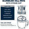 imageYETI Rambler Tumbler with Handle and Straw Lid Vacuum Insulated Travel Mug Stainless SteelWildflower Fuchsia