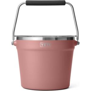 imageYETI BeverageIce Bucket Holds 6 Longnecks or 3 Bottles of WineSandstone Pink