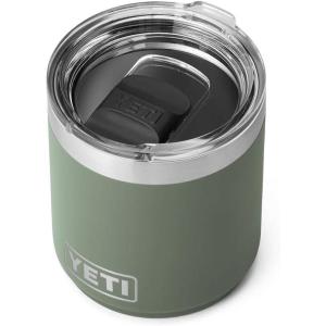 imageYETI Rambler 10 oz Stackable Lowball 20 Vacuum Insulated Stainless Steel with MagSlider LidCamp Green