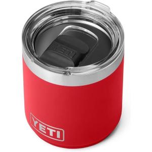 imageYETI Rambler 10 oz Stackable Lowball 20 Vacuum Insulated Stainless Steel with MagSlider LidRescue Red