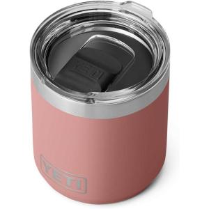 imageYETI Rambler 10 oz Stackable Lowball 20 Vacuum Insulated Stainless Steel with MagSlider LidSandstone Pink