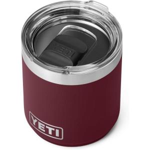 imageYETI Rambler 10 oz Stackable Lowball 20 Vacuum Insulated Stainless Steel with MagSlider LidWild Vine Red