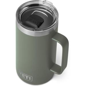 imageYETI Rambler 24 oz Mug Vacuum Insulated Stainless Steel with MagSlider LidCamp Green
