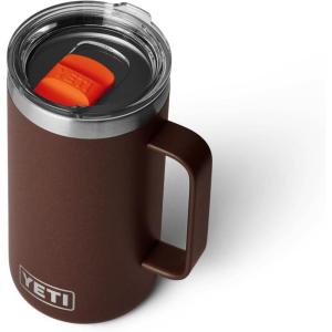 imageYETI Rambler 24 oz Mug Vacuum Insulated Stainless Steel with MagSlider LidWetlands Brown
