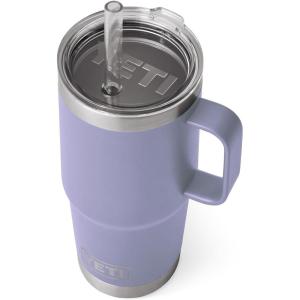 imageYETI Rambler Tumbler with Handle and Straw Lid Vacuum Insulated Travel Mug Stainless SteelCosmic Lilac
