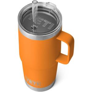 imageYETI Rambler Tumbler with Handle and Straw Lid Vacuum Insulated Travel Mug Stainless SteelKing Crab