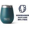 imageYETI Rambler 10 oz Wine Tumbler Vacuum Insulated Stainless Steel with MagSlider LidAgave Teal