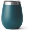 imageYETI Rambler 10 oz Wine Tumbler Vacuum Insulated Stainless Steel with MagSlider LidAgave Teal