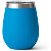 imageYETI Rambler 10 oz Wine Tumbler Vacuum Insulated Stainless Steel with MagSlider LidBig Wave Blue