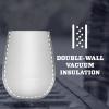 imageYETI Rambler 10 oz Wine Tumbler Vacuum Insulated Stainless Steel with MagSlider LidBig Wave Blue