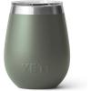 imageYETI Rambler 10 oz Wine Tumbler Vacuum Insulated Stainless Steel with MagSlider LidCamp Green