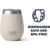 imageYETI Rambler 10 oz Wine Tumbler Vacuum Insulated Stainless Steel with MagSlider LidCape Taupe