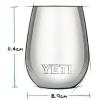 imageYETI Rambler 10 oz Wine Tumbler Vacuum Insulated Stainless Steel with MagSlider LidCharcoal