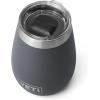 imageYETI Rambler 10 oz Wine Tumbler Vacuum Insulated Stainless Steel with MagSlider LidCharcoal