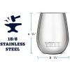imageYETI Rambler 10 oz Wine Tumbler Vacuum Insulated Stainless Steel with MagSlider LidHarvest Red