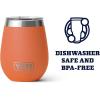 imageYETI Rambler 10 oz Wine Tumbler Vacuum Insulated Stainless Steel with MagSlider LidHigh Desert Clay