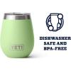 imageYETI Rambler 10 oz Wine Tumbler Vacuum Insulated Stainless Steel with MagSlider LidKey Lime