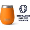 imageYETI Rambler 10 oz Wine Tumbler Vacuum Insulated Stainless Steel with MagSlider LidKing Crab
