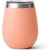 imageYETI Rambler 10 oz Wine Tumbler Vacuum Insulated Stainless Steel with MagSlider LidLowcountry Peach