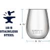 imageYETI Rambler 10 oz Wine Tumbler Vacuum Insulated Stainless Steel with MagSlider LidNavy