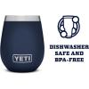 imageYETI Rambler 10 oz Wine Tumbler Vacuum Insulated Stainless Steel with MagSlider LidNavy