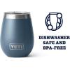 imageYETI Rambler 10 oz Wine Tumbler Vacuum Insulated Stainless Steel with MagSlider LidNordic Blue