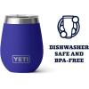 imageYETI Rambler 10 oz Wine Tumbler Vacuum Insulated Stainless Steel with MagSlider LidOffshore Blue