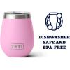 imageYETI Rambler 10 oz Wine Tumbler Vacuum Insulated Stainless Steel with MagSlider LidPower Pink