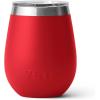 imageYETI Rambler 10 oz Wine Tumbler Vacuum Insulated Stainless Steel with MagSlider LidRescue Red