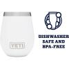 imageYETI Rambler 10 oz Wine Tumbler Vacuum Insulated Stainless Steel with MagSlider LidWhite