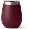 imageYETI Rambler 10 oz Wine Tumbler Vacuum Insulated Stainless Steel with MagSlider LidWild Vine Red