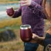 imageYETI Rambler 10 oz Wine Tumbler Vacuum Insulated Stainless Steel with MagSlider LidWild Vine Red