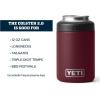 imageYETI Rambler 12 oz Colster Can Insulator for Standard Size CansWild Vine Red