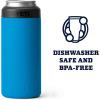 imageYETI Rambler 12 oz Colster Slim Can Insulator for the Slim Hard Seltzer CansBig Wave Blue