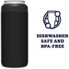 imageYETI Rambler 12 oz Colster Slim Can Insulator for the Slim Hard Seltzer CansBlack