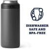imageYETI Rambler 12 oz Colster Slim Can Insulator for the Slim Hard Seltzer CansCharcoal