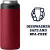 imageYETI Rambler 12 oz Colster Slim Can Insulator for the Slim Hard Seltzer CansHarvest Red