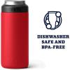 imageYETI Rambler 12 oz Colster Slim Can Insulator for the Slim Hard Seltzer CansRescue Red