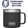 imageYETI Rambler 14 oz Mug Vacuum Insulated Stainless Steel with MagSlider Lid StainlessBlack