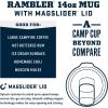 imageYETI Rambler 14 oz Mug Vacuum Insulated Stainless Steel with MagSlider Lid StainlessCanopy Green