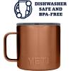 imageYETI Rambler 14 oz Mug Vacuum Insulated Stainless Steel with MagSlider Lid StainlessCopper