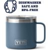 imageYETI Rambler 14 oz Mug Vacuum Insulated Stainless Steel with MagSlider Lid StainlessNordic Blue