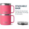 imageYETI Rambler 14 oz Mug Vacuum Insulated Stainless Steel with MagSlider Lid StainlessTropical Pink