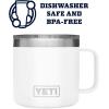 imageYETI Rambler 14 oz Mug Vacuum Insulated Stainless Steel with MagSlider Lid StainlessWhite